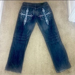 Vintage Y2K Gothic Style Baggy Jeans